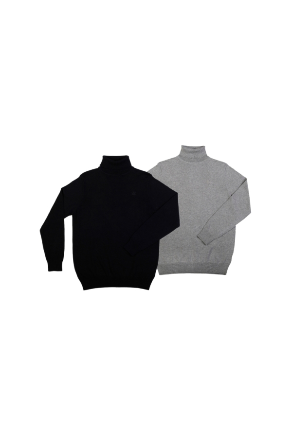 Pack 2 Jerseys Vuelto Hombre The Time Of Bocha PI1PK.JE Negro-Gris.Med