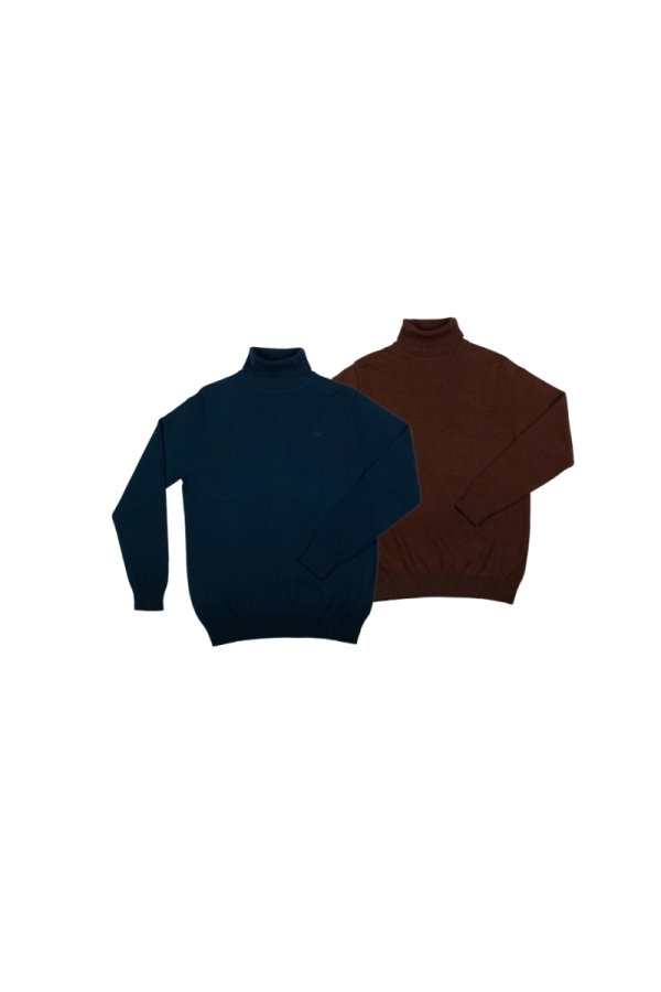 Pack 2 Jerseys Vuelto Hombre The Time Of Bocha PI1PK.JE Ocean-Marron