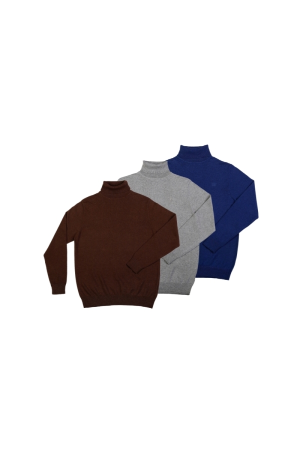 Pack 3 Jerseys Vuelto Hombre The Time Of Bocha PI1PK.JE Marron-Gris.Med-Azul