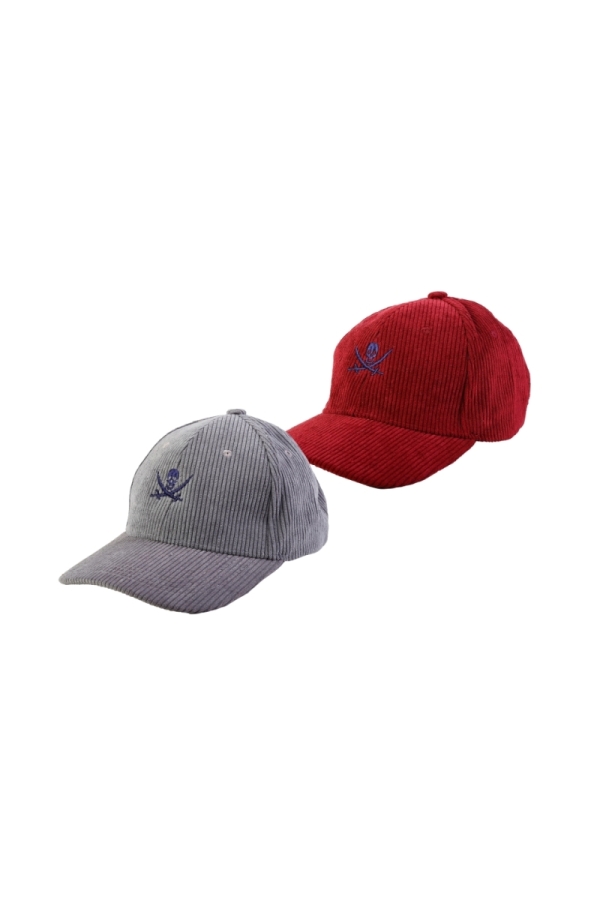 Pack 2 Gorras Hombre The Time Of Bocha PI1PK.GORRA Gris-Burdeos