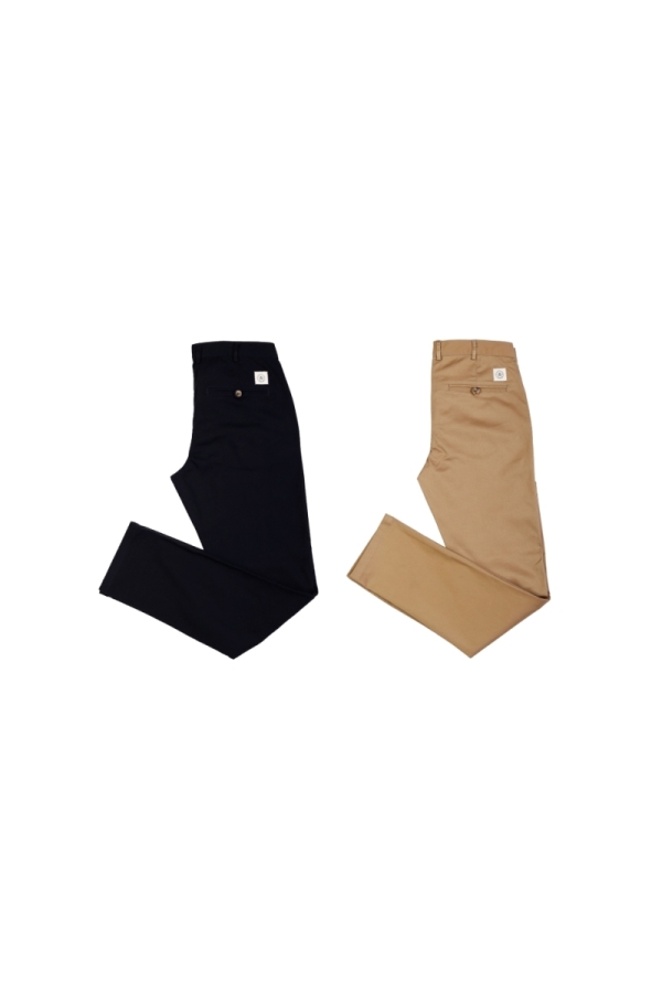 Pack 2 Pantalones Chino Hombre The Time Of Bocha PI1PK.PCH Marino-Camel