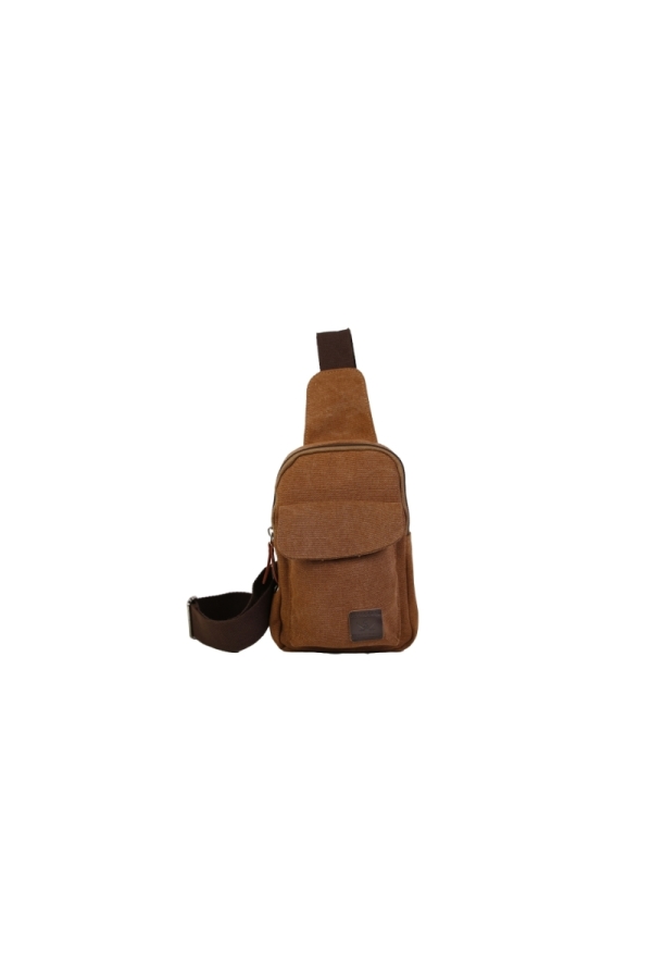 Mochila Bandolera Hombre The Time Of Bocha QV1MBAND Cafe