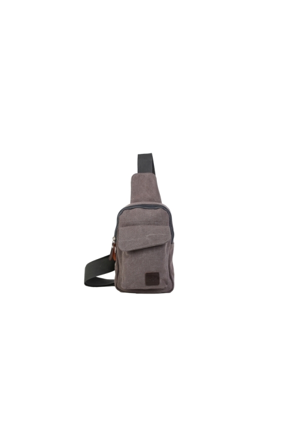 Mochila Bandolera Hombre The Time Of Bocha QV1MBAND Gris