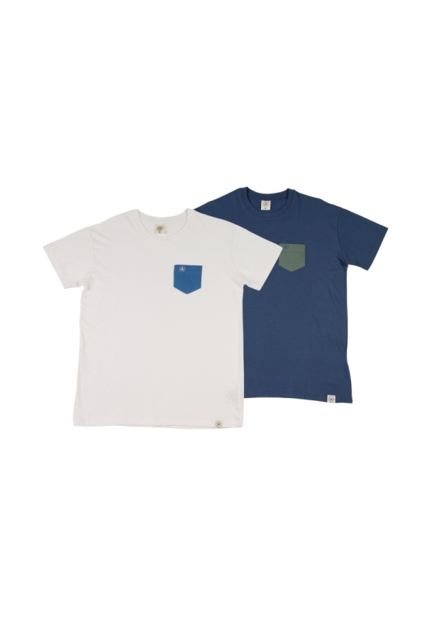 Pack 2 Camisetas Hombre The Time Of Bocha QV1PK.CM Blanco-Denim