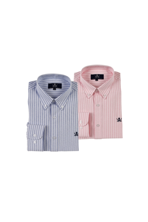 Pack 2 Camisas Oxford Hombre The Time Of Bocha QV1PK.CS 113-114