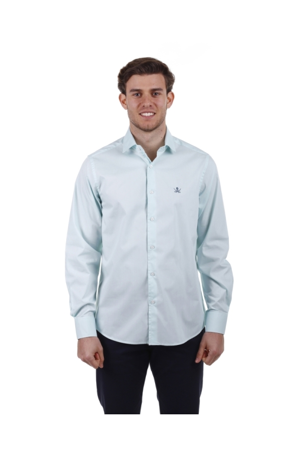 Camisa Gabardina Hombre The Time Of Bocha PV1GAB Verde