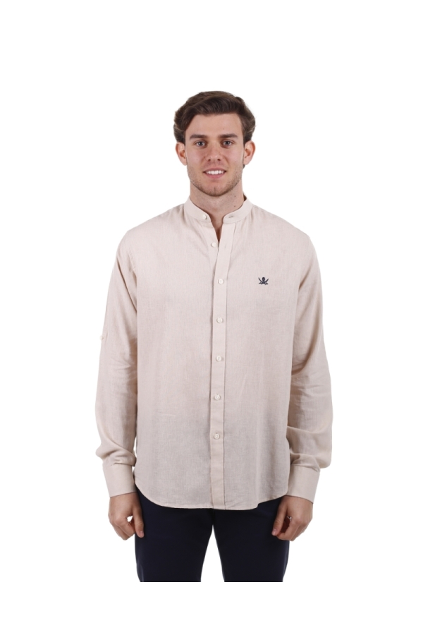 Camisa Mao Hombre The Time Of Bocha PV1MAO Beige