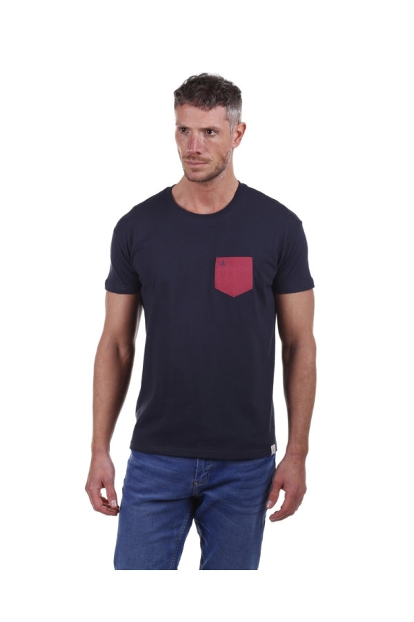 Camiseta Bolsillo Hombre The Time Of Bocha PV1CBOLSILLO Marino