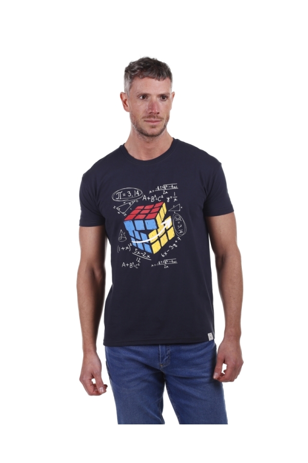 Camiseta Cubo Hombre The Time Of Bocha PV1CCUBO Marino