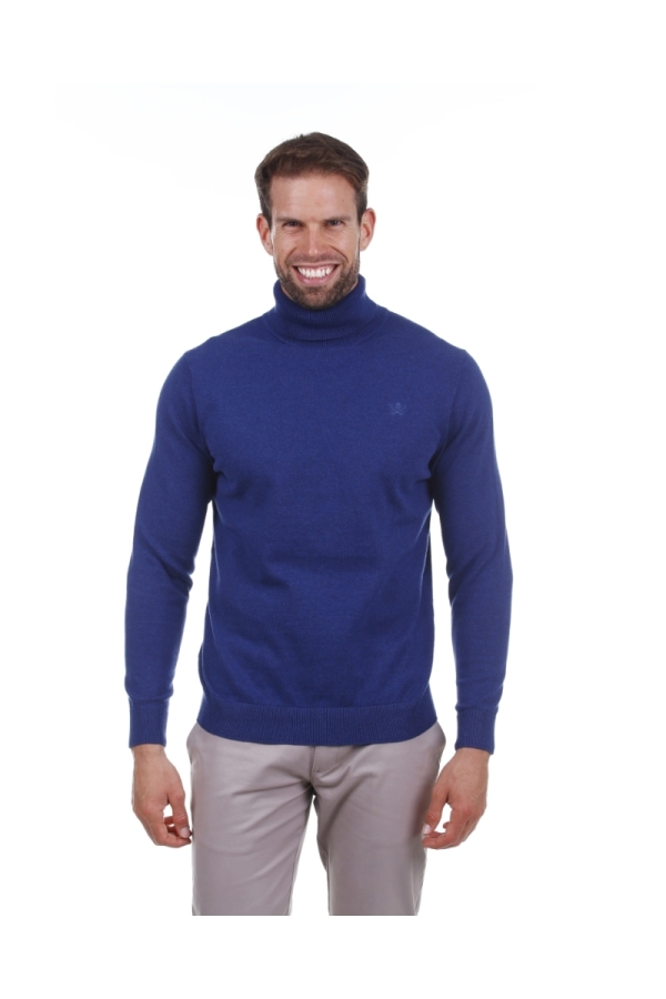 Jersey Cuello Vuelto Hombre The Time Of Bocha PI1JVUELTO Azul