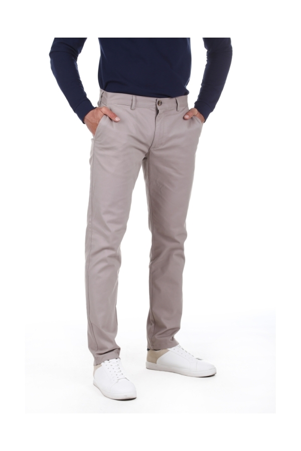 Pantalon Chino Hombre The Time Of Bocha PI1PCHINO Gris