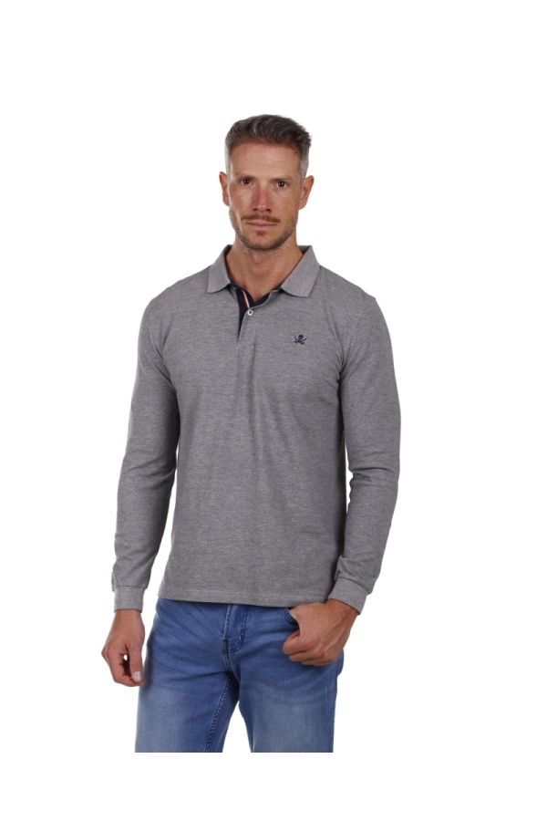 Polo Basic M/L Hombre The Time Of Bocha PI1PPOLO Gris