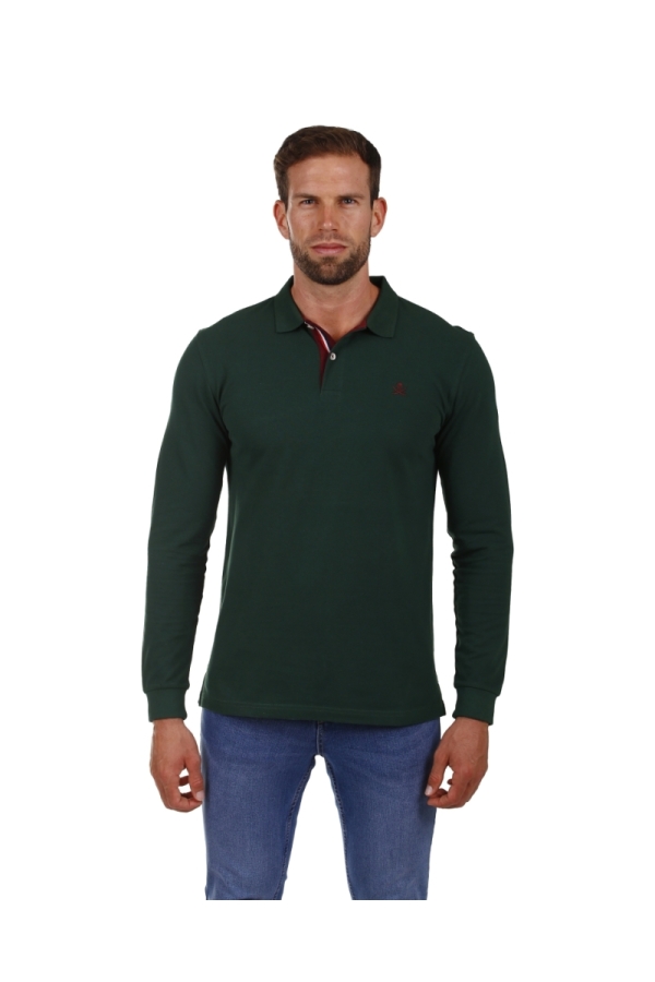 Polo Basic M/L Hombre The Time Of Bocha PI1PPOLO Verde