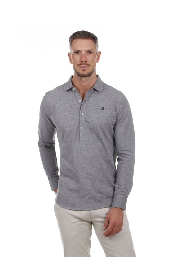 Polo Camisero Hombre The Time Of Bocha PI1PCAMI Gris