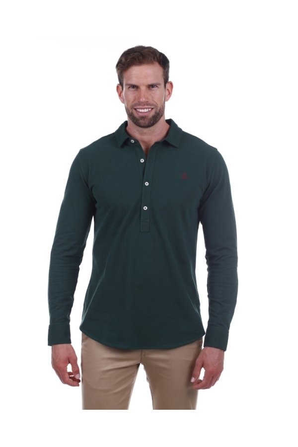 Polo Camisero Hombre The Time Of Bocha PI1PCAMI Verde