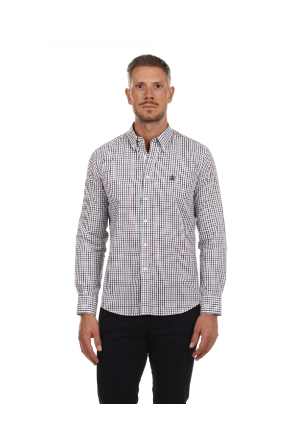 Camisa Algodón Hombre The Time Of Bocha PI1COT Blanco