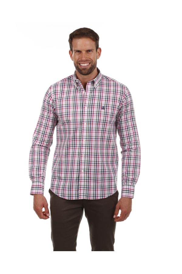 Camisa Algodón Hombre The Time Of Bocha PI1COT Blanco