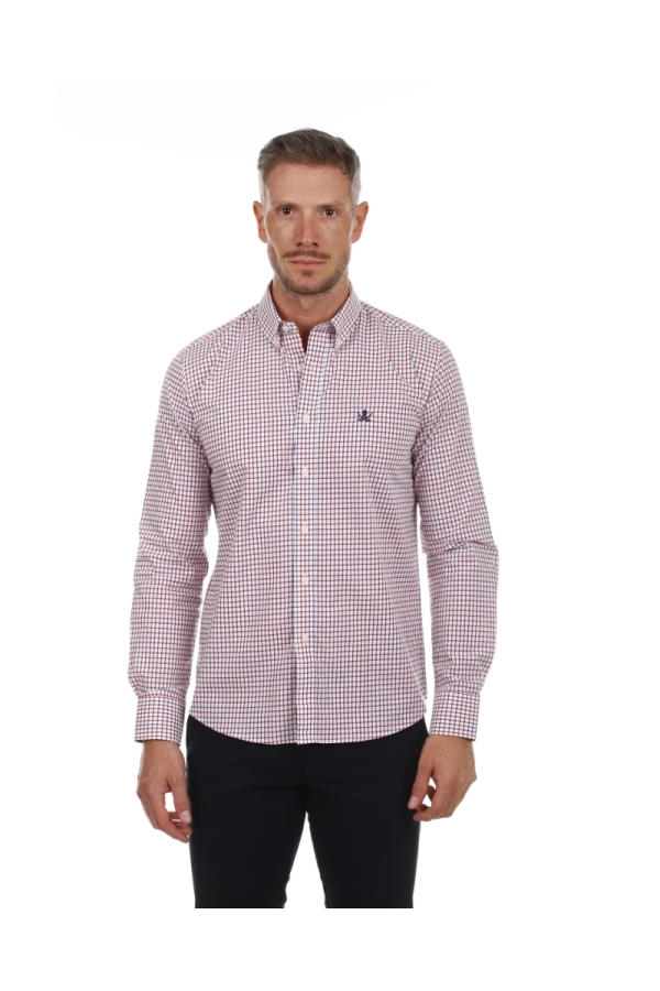 Camisa Algodón Hombre The Time Of Bocha PI1COT Blanco