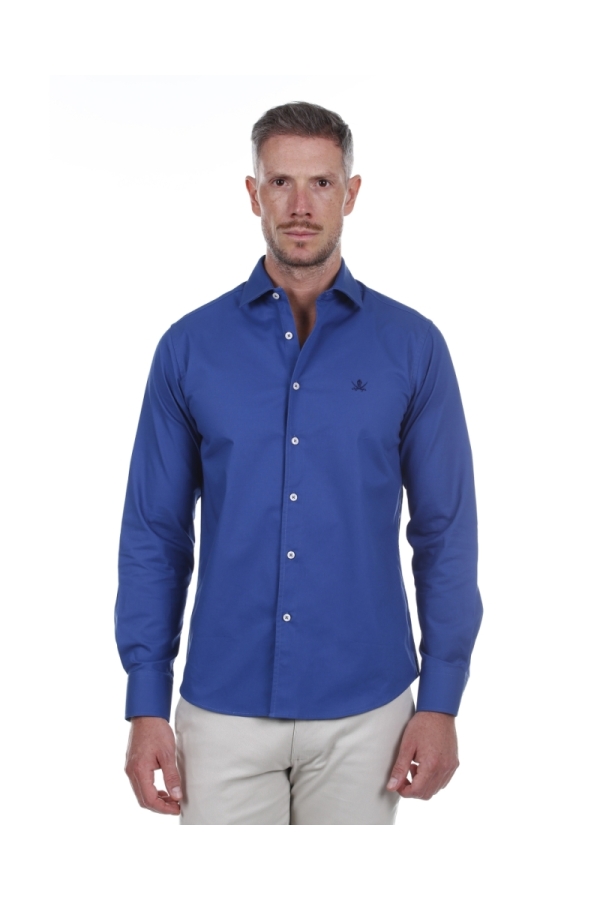 Camisa Gabardina Hombre The Time Of Bocha PI1GAB Denim