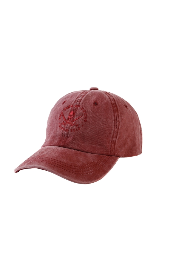 Gorra Algodón Ajustable Hombre The Time Of Bocha PI1GORRA Rojo