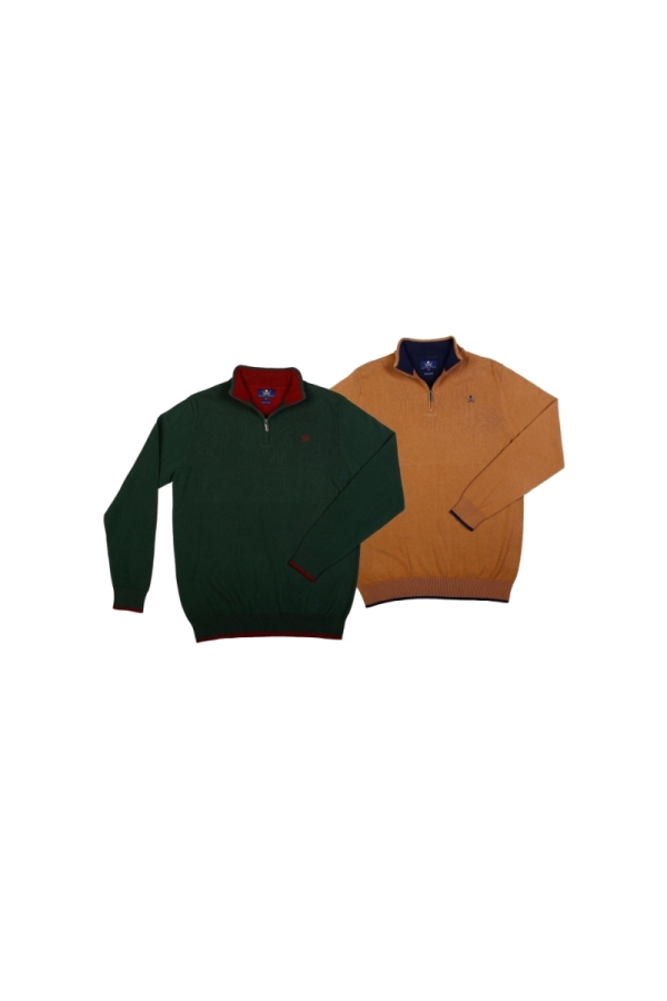 Pack 2 Jerseys Crema Hombre The Time Of Bocha PI1PK.JE V.Bot-Camel